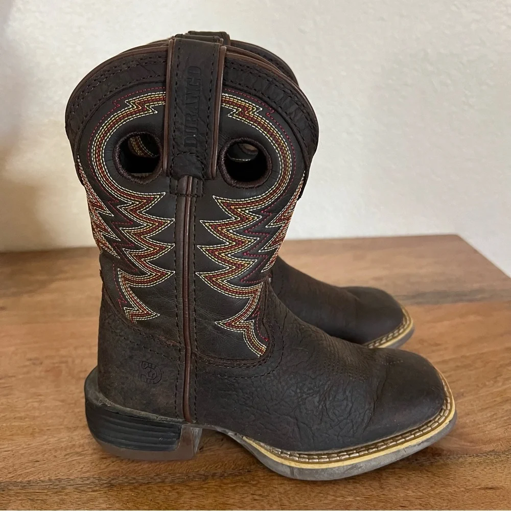 Durango® Lil' Rebel Pro™ Little Kid's Brown Western Boot Size 10M
